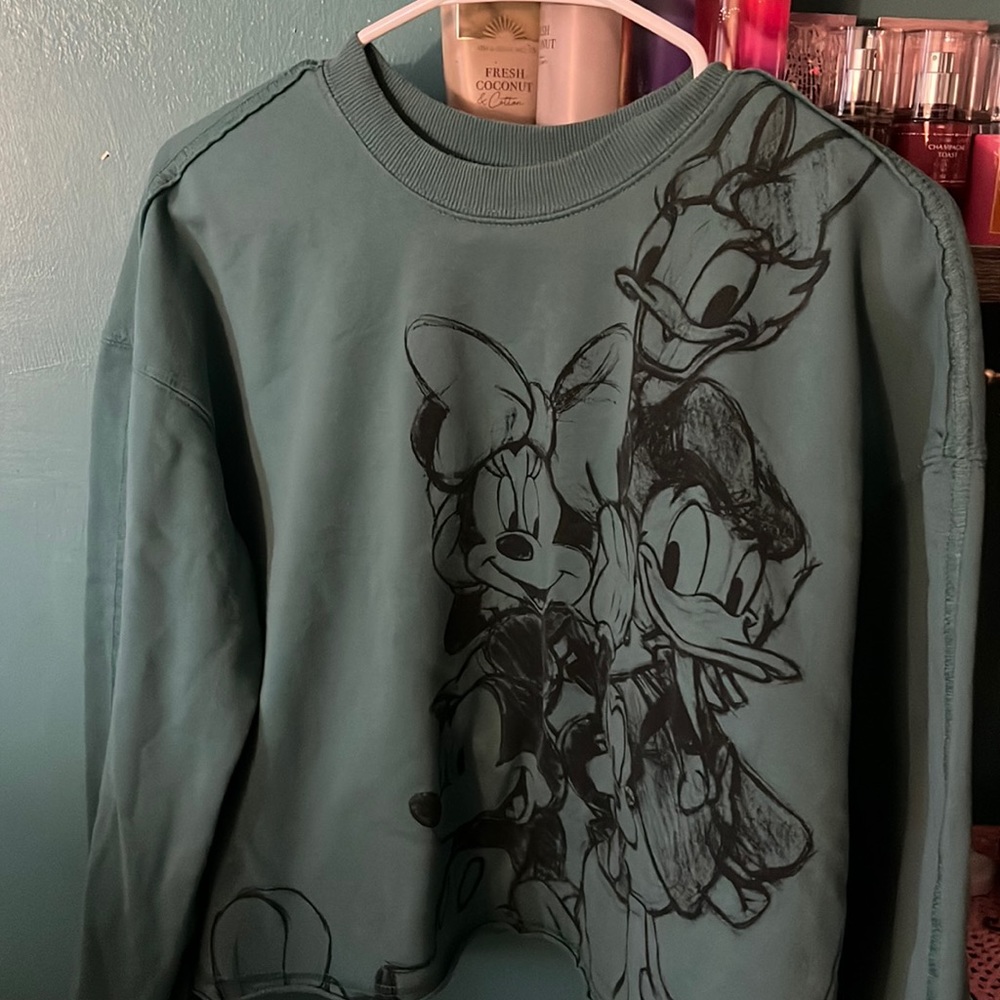 Disney crop top sweater